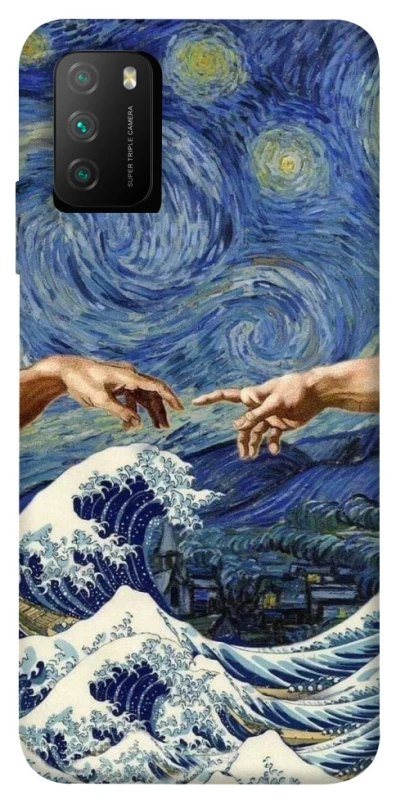 Чохол на Xiaomi Poco M3 Art collage ver.7 фото 1 з 1