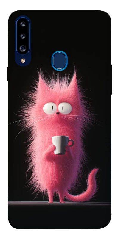 Чохол на Samsung Galaxy A20s Рожеве кошеня фото 1 з 1