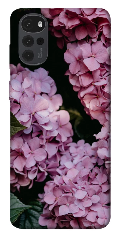 Чохол на Motorola Moto G22 Рожеві гартензії фото 1 з 1