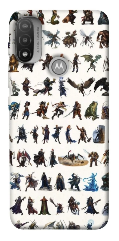 Чохол на Motorola Moto E20 Character Selection фото 1 з 1