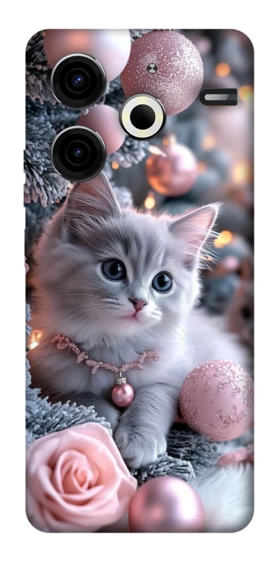 Чохол на TECNO Pova 6 Neo (LI6) Christmas Kitty фото 1 з 1