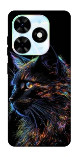 Чехол на TECNO Spark Go 2024 Черный кот фото 1 из 1