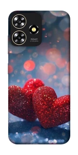 Чехол на ZTE Blade A73 4G Red hearts фото 1 из 1
