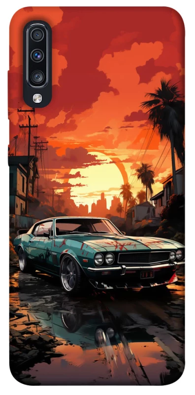 Чохол на Samsung Galaxy A70 (A705F) Car at sunset фото 1 з 1