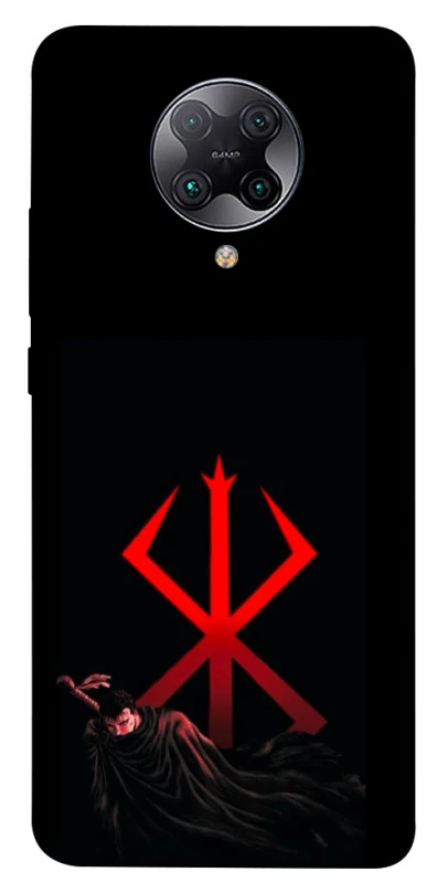 Чохол на Xiaomi Redmi K30 Pro / Poco F2 Pro Berserk Red Logo фото 1 з 1