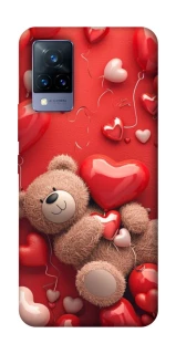 Чохол на Vivo V21 bear in hearts фото 1 з 1