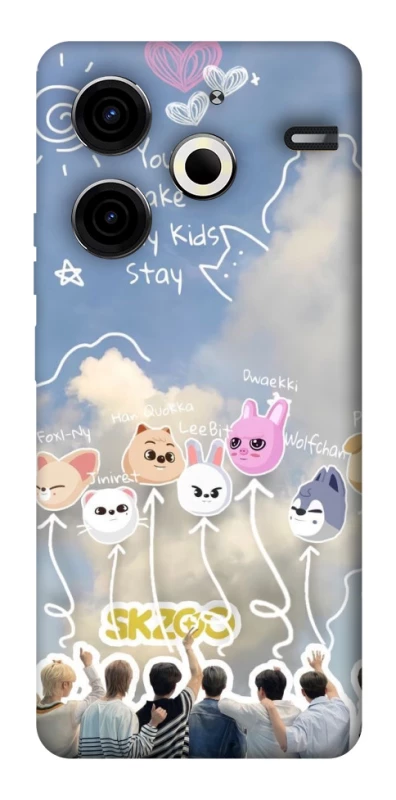 Чохол на TECNO Pova 6 Neo (LI6) Stray Kids Full Force фото 1 з 1