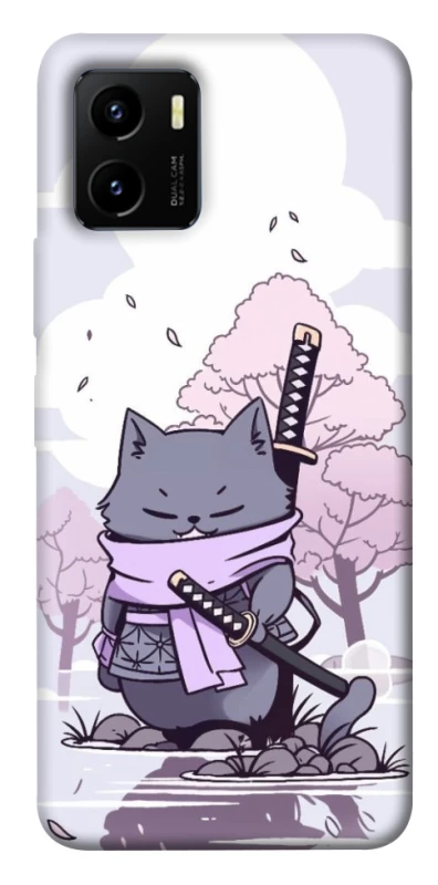 Чохол на Vivo Y15s Samurai cat фото 1 з 1