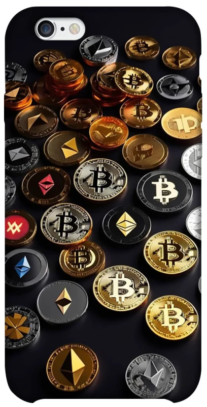 Чехол на Apple iPhone 6/6s (4.7") Many coins фото 1 из 1