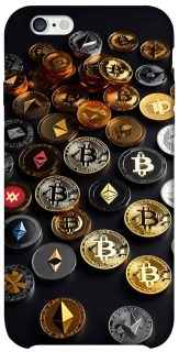 Чехол на Apple iPhone 6/6s (4.7") Many coins фото 1 из 1