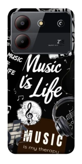 Чехол на ZTE Blade A54 4G Music is Life фото 1 из 1