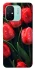 Чохол на Xiaomi Redmi 12C / Poco C55 Червоні тюльпани фото 1 з 1