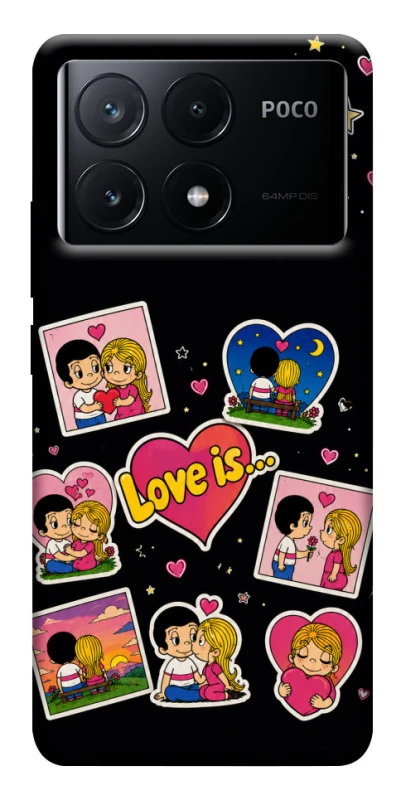 Чохол на Xiaomi Poco X6 Love is фото 1 з 1