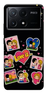 Чохол на Xiaomi Poco X6 Love is фото 1 з 1