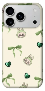 Чехол на Apple iPhone 17 Pro Max (6.9") Labubu Green Heart фото 1 из 1