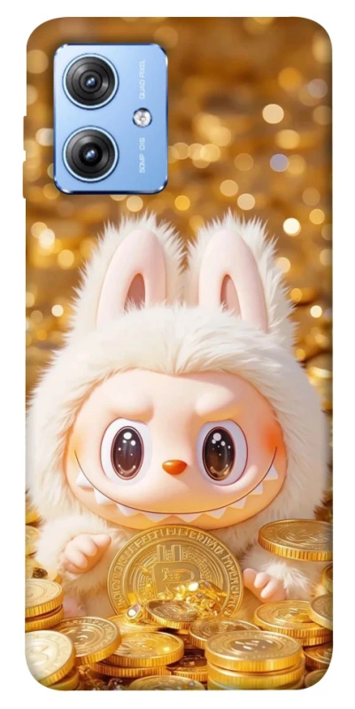 Чохол на Motorola Moto G84 Bitcoin Labubu фото 1 з 1
