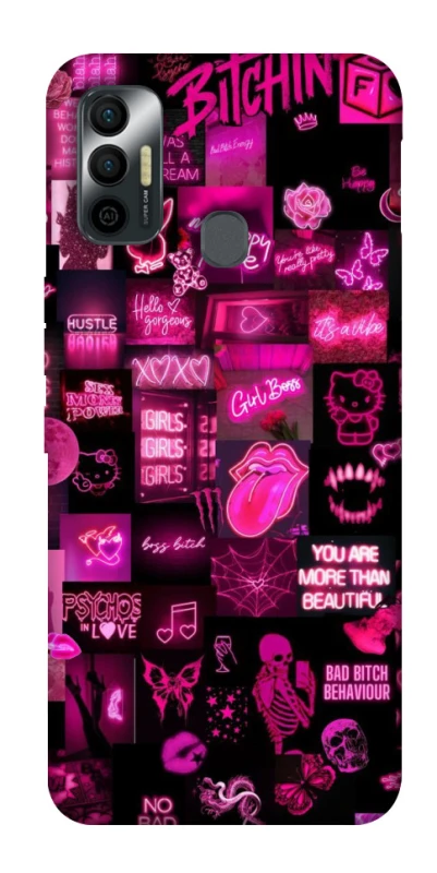 Чехол на TECNO Spark 7 Hot collage ver.8 фото 1 из 1