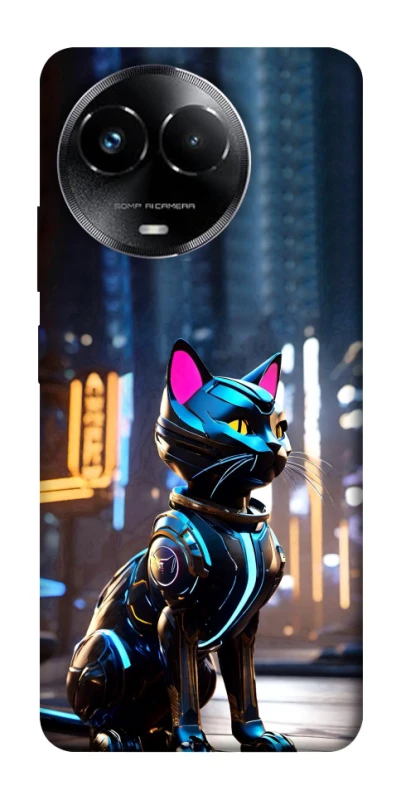 Чохол на Realme C67 4G Cyber cat фото 1 з 1