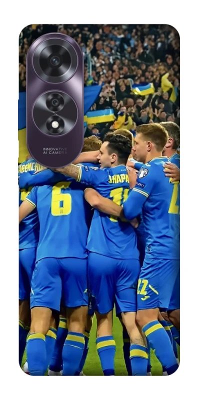 Чехол на Oppo A60 Сборная Украины v3 фото 1 из 1
