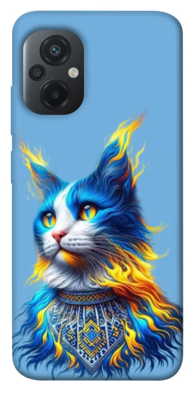 Чохол на Xiaomi Poco M5 Кіт патріот фото 1 з 1