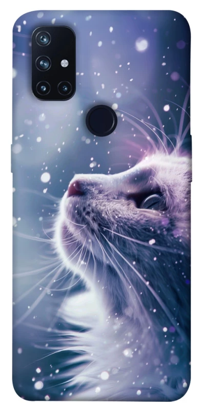 Чехол на OnePlus Nord N10 5G Snow cat фото 1 из 1