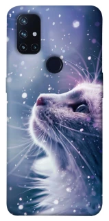 Чехол на OnePlus Nord N10 5G Snow cat фото 1 из 1