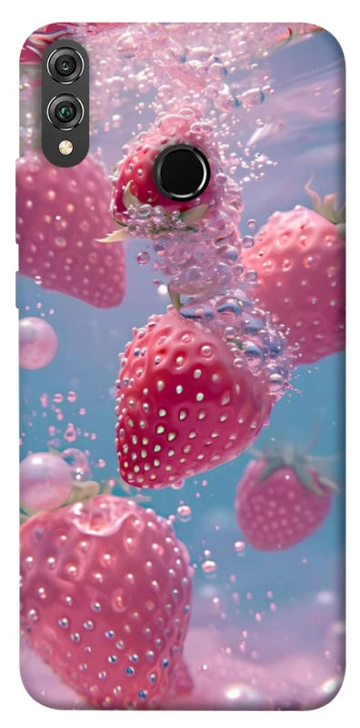 Чехол на Huawei Honor 8X Клубника в воде фото 1 из 1