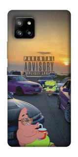 Чехол на Samsung Galaxy A42 5G Патрик на гонках фото 1 из 1