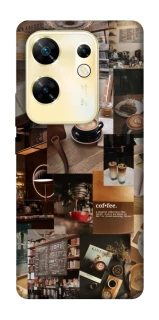 Чохол на Infinix Zero 30 4G Coffee collage ver.2 фото 1 з 1