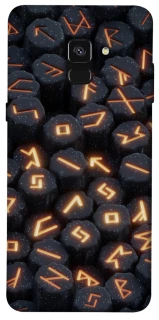 Чехол на Samsung A530 Galaxy A8 (2018) Огненые руны фото 1 из 1