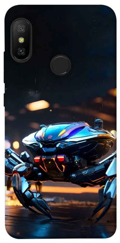Чохол на Xiaomi Mi A2 Lite / Xiaomi Redmi 6 Pro Cyber ​​crab фото 1 з 1