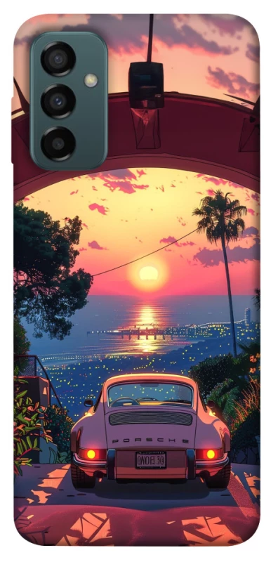 Чехол на Samsung Galaxy M23 5G Porsche at sunset фото 1 из 1