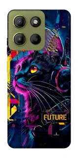 Чехол на Motorola Moto G15 4G Cyber Cat v2 фото 1 из 1