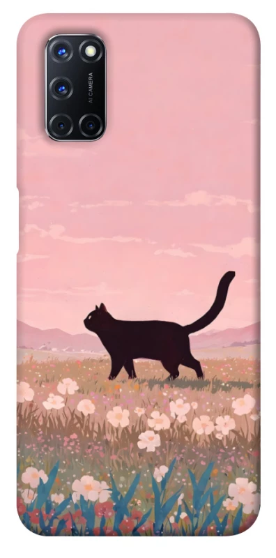Чохол на Oppo A52 / A72 / A92 cat on a field фото 1 з 1