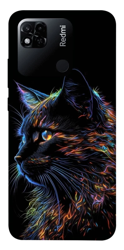 Чохол на Xiaomi Redmi 10A Чорний кіт фото 1 з 1