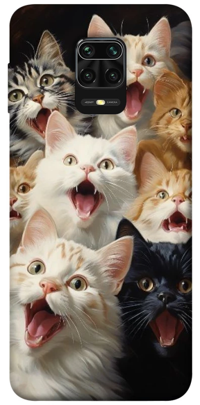 Чохол на Xiaomi Redmi Note 9s / Note 9 Pro / Note 9 Pro Max Коти фото 1 з 1