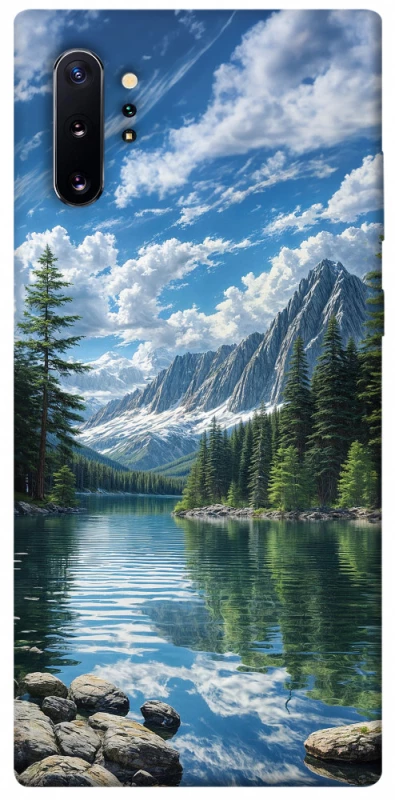 Чехол на Samsung Galaxy Note 10 Plus River in the mountains фото 1 из 1