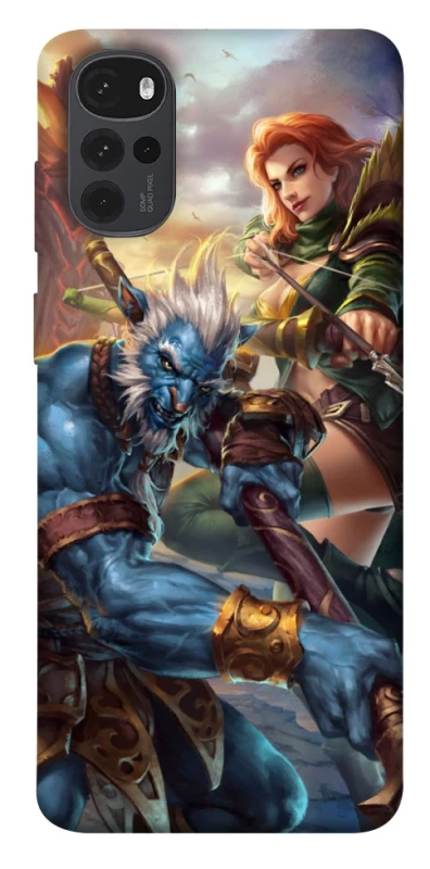 Чохол на Motorola Moto G22 Dota heroes фото 1 з 1
