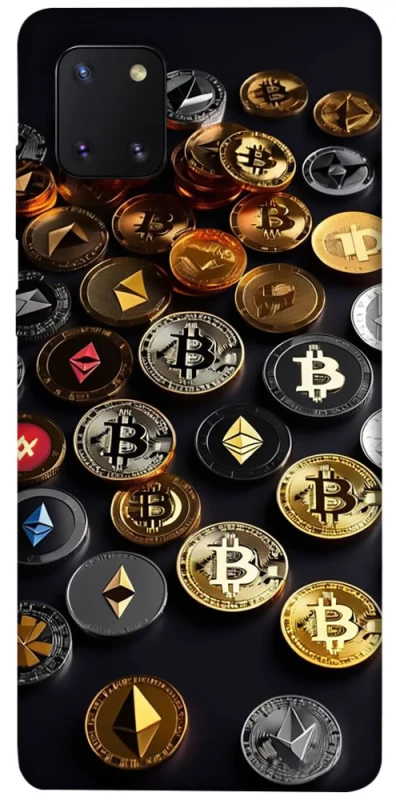 Чехол на Samsung Galaxy Note 10 Lite (A81) Many coins фото 1 из 1