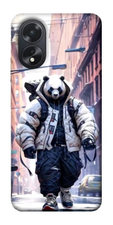 Чехол на Oppo A38 Панда курьер фото 1 из 1