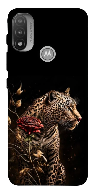 Чохол на Motorola Moto E20 Leopard v3 фото 1 з 1
