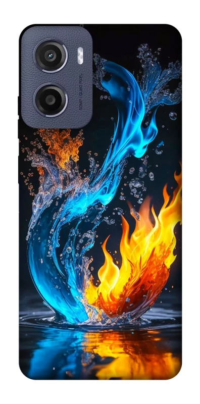 Чехол на Motorola Moto G05 Water And Fire фото 1 из 1