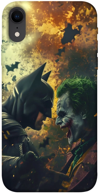 Чехол на Apple iPhone XR (6.1") Batman and the Joker фото 1 из 1