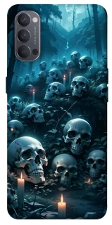 Чехол на Oppo Reno 4 Skulls v3 фото 1 из 1