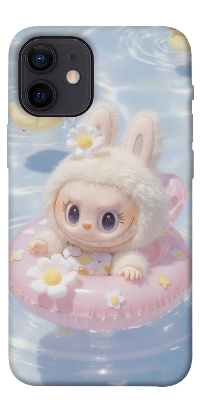 Чохол на Apple iPhone 12 mini (5.4") Labubu swimming фото 1 з 1
