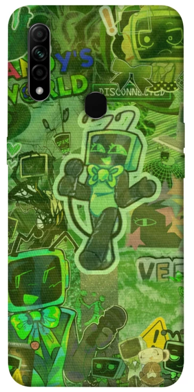 Чехол на Oppo A31 Dandysworld tv green theme фото 1 из 1