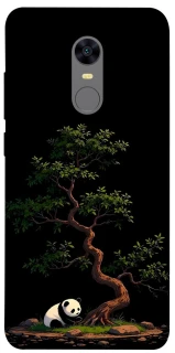 Чехол на Xiaomi Redmi 5 Plus / Redmi Note 5 (Single Camera) Panda and tree фото 1 из 1