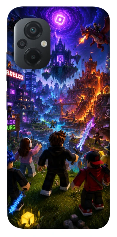 Чехол на Xiaomi Poco M5 Roblox aesthetics ver.12 фото 1 из 1