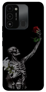 Чохол на TECNO Spark 8C Skeleton vs Rose фото 1 з 1