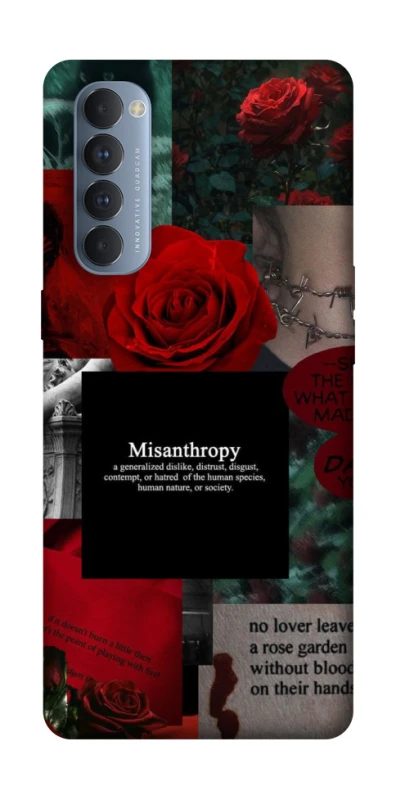 Чохол на Oppo Reno 4 Pro Misanthropy фото 1 з 1